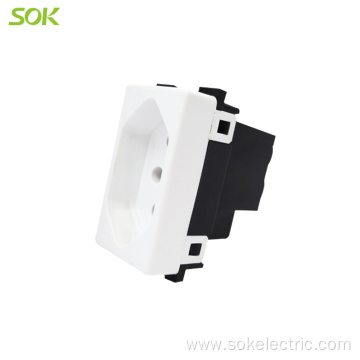 20A Brazilian Power Socket Outlet Modular White